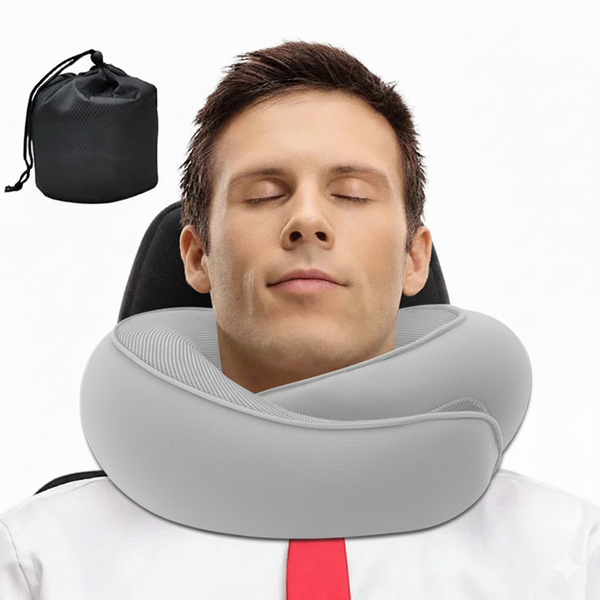 Oreiller de Voyage U-Shape Mémoire de Forme – Confort Cervical Portable & Soutien Ergonomique