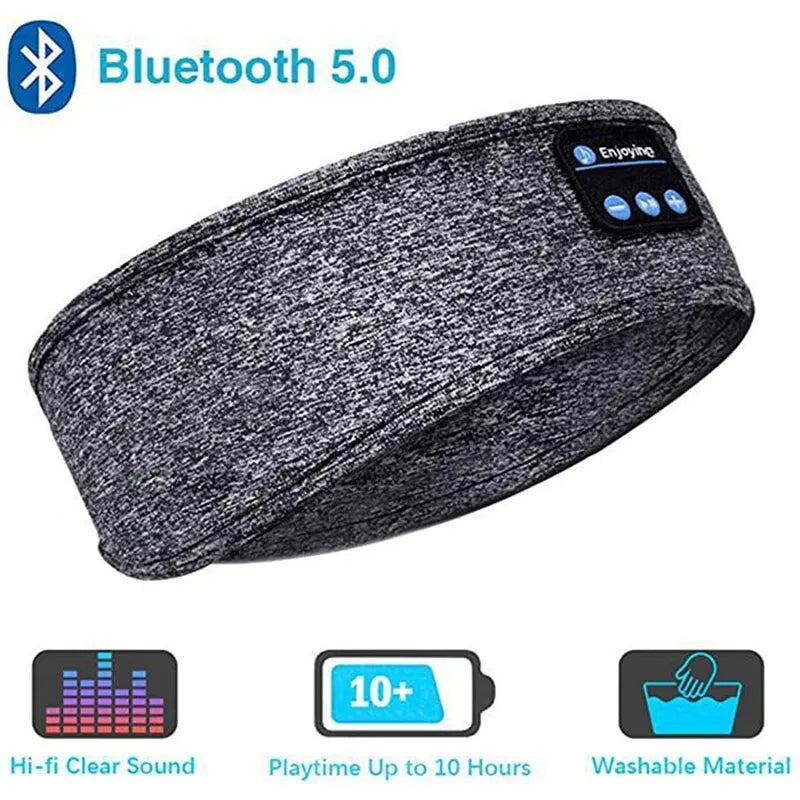 Masque Bluetooth de Sommeil – Confort, Obscurité Totale & Musique Relaxante pour un Repos Profond