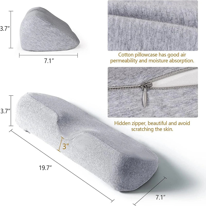 Oreiller Cervical Ergonomique Mémoire de Forme – Soulagement des Douleurs Cervicales & Sommeil Réparateur