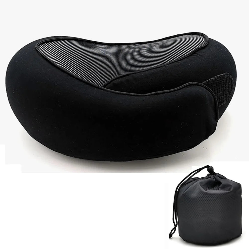 Oreiller de Voyage U-Shape Mémoire de Forme – Confort Cervical Portable & Soutien Ergonomique
