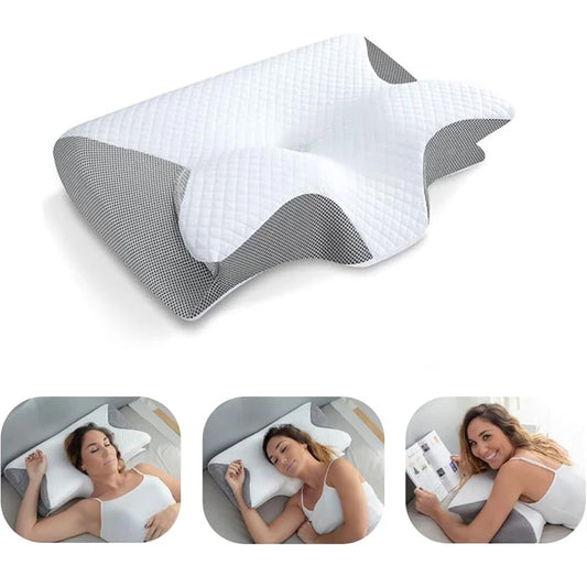 Oreiller Ergonomique à Mémoire de Forme – Soutien Cervical & Confort Optimal pour un Sommeil Réparateur
