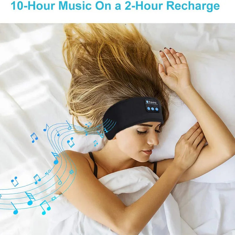 Masque Bluetooth de Sommeil – Confort, Obscurité Totale & Musique Relaxante pour un Repos Profond