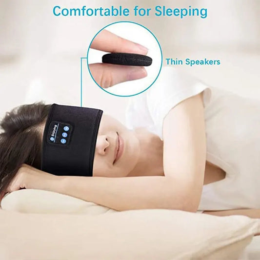 Masque Bluetooth de Sommeil – Confort, Obscurité Totale & Musique Relaxante pour un Repos Profond