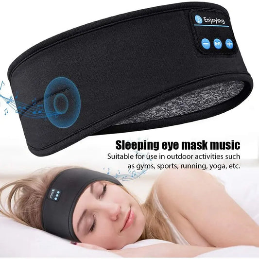 Masque Bluetooth de Sommeil – Confort, Obscurité Totale & Musique Relaxante pour un Repos Profond