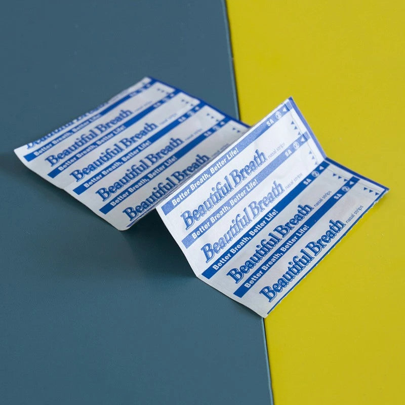 Bandes Nasales Anti-Ronflement  – Respiration Améliorée & Sommeil Réparateur