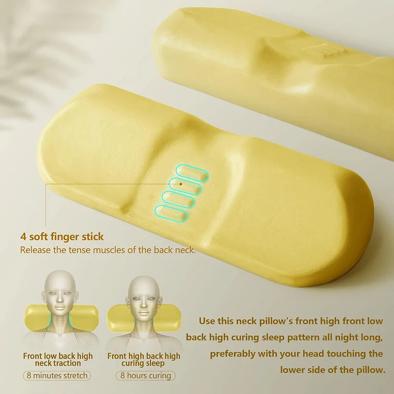 Oreiller Cervical Ergonomique Mémoire de Forme – Soulagement des Douleurs Cervicales & Sommeil Réparateur